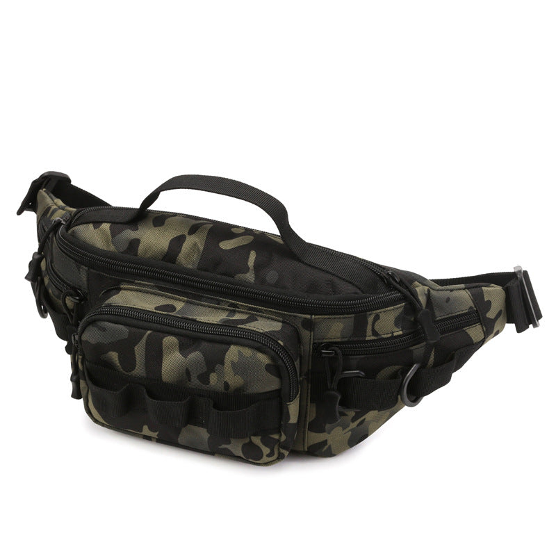 New Waist Bag Men's Multi-functional Crossbody One Shoulder Waterproof Backpack
