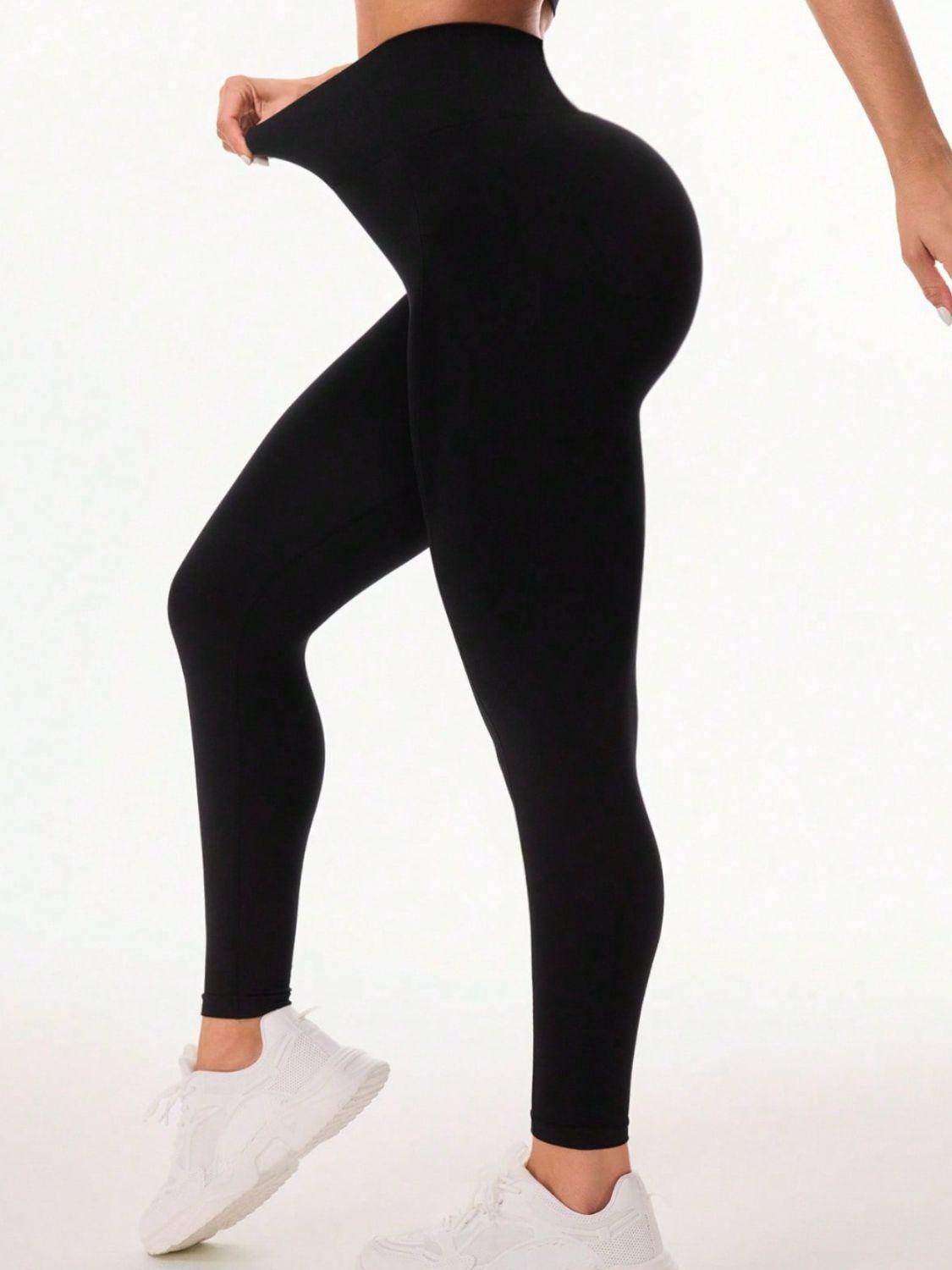 Pocketed High Waist Active Leggings for Comfort and Style