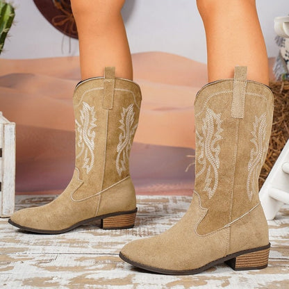 New-style Western Cowboy Riding Boots