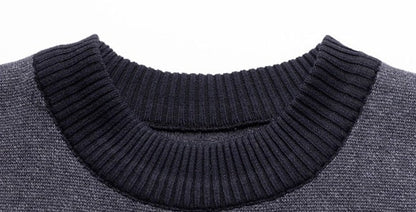 Autumn Men's Thick Knitted Sweaters For Middle-aged