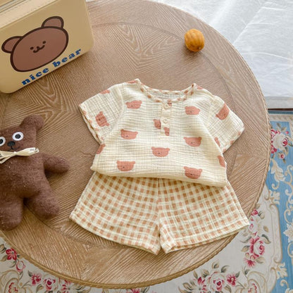 Thin Suit Cotton Yarn Suit Infant Children Household