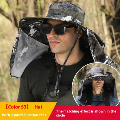 Outdoor Multi-purpose Rechargeable Fan Hat