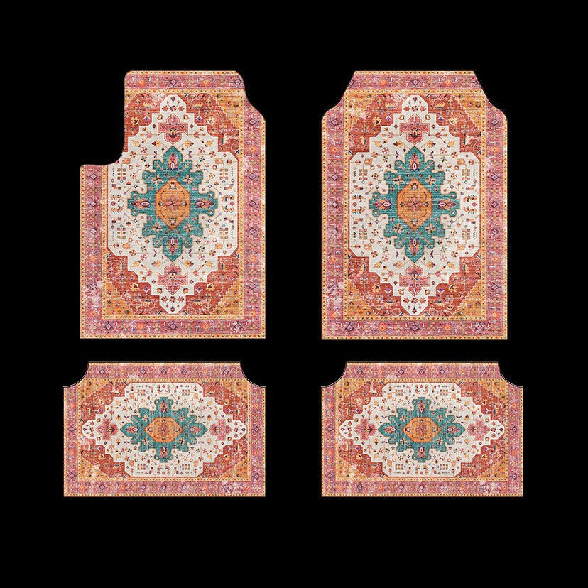 Retro Persian Dust-proof And Stain-resistant Car Foot Mat