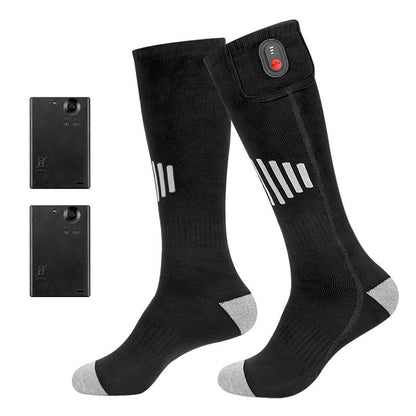 Electric Heating Pure Cotton Socks Skiing Casual Men And Women Warm-keeping Socks