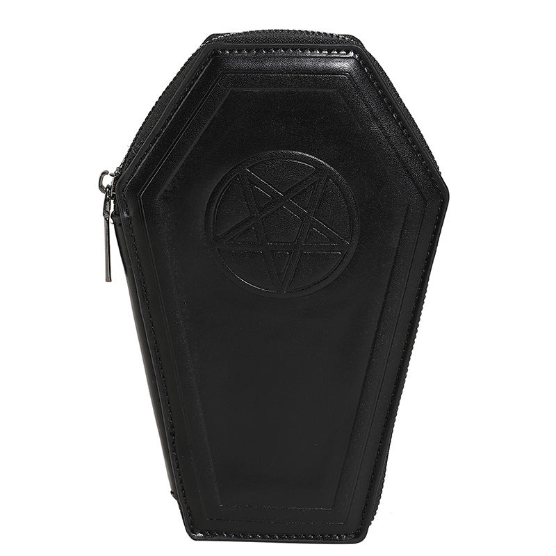 Halloween Coffin Bag Retro Coin Purse