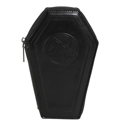 Halloween Coffin Bag Retro Coin Purse