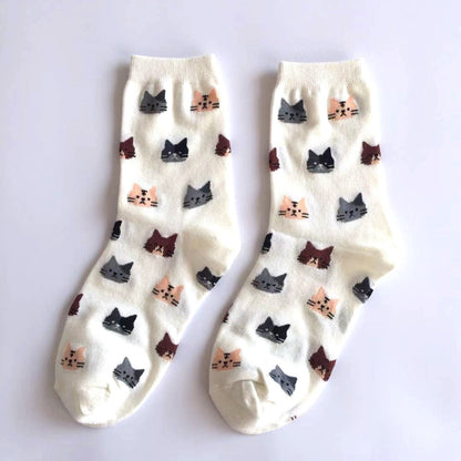 Women's Cartoon Cotton Socks