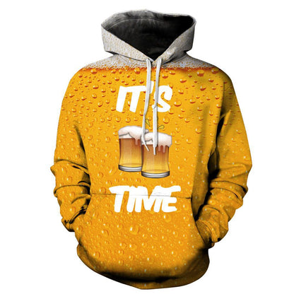 3D Digital Print Hoodie Men's Sweatshirt