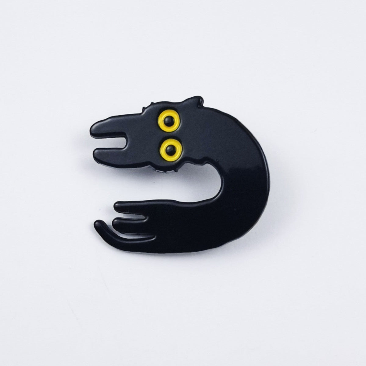 Black Catstyle Brooch, Versatile And Niche, Made Of Alloy For Clothing
