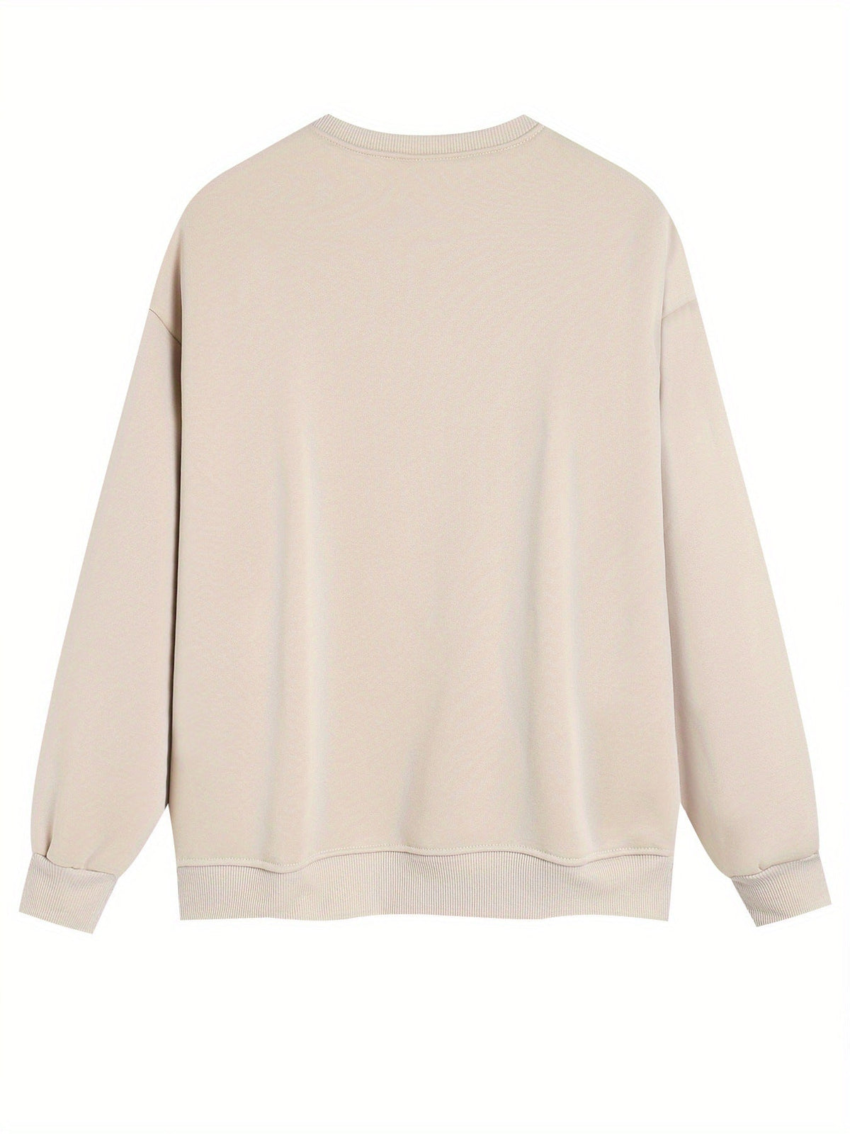 Patterned Print Crew-neck Sweatshirt