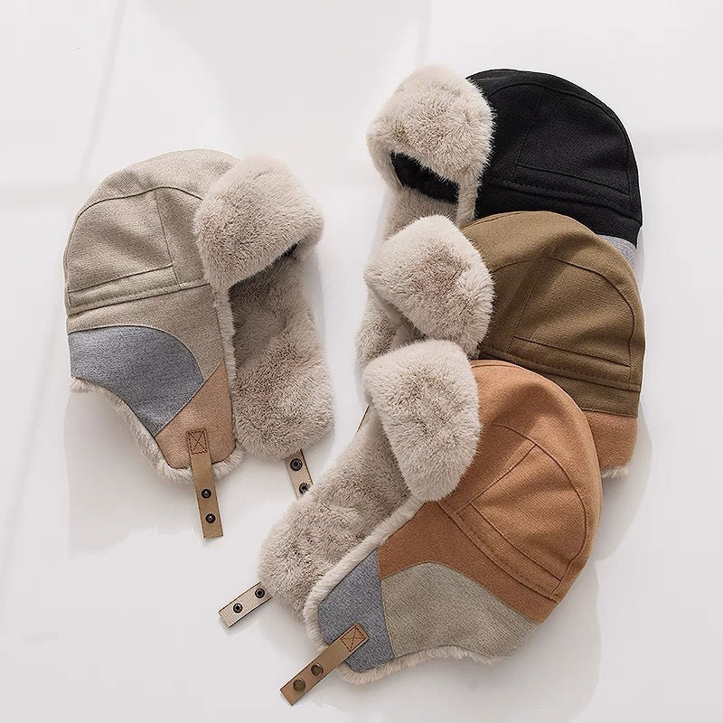 Ushanka Unisex Cold-proof Fleece-lined Warm Hat