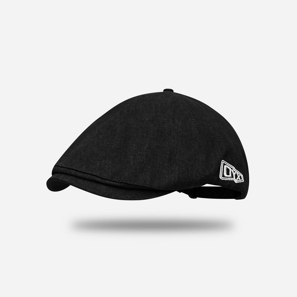 Monochrome Embroidery OYC Soft-top Stylish And Simple Style Beanie Hat With Brim Suitable For Daily Commuting And Outings