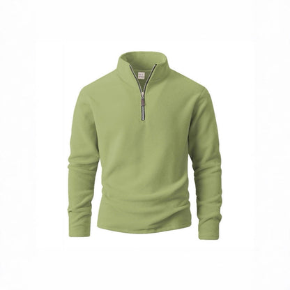 New Mens Fleece Casual Solid-color Hoodie