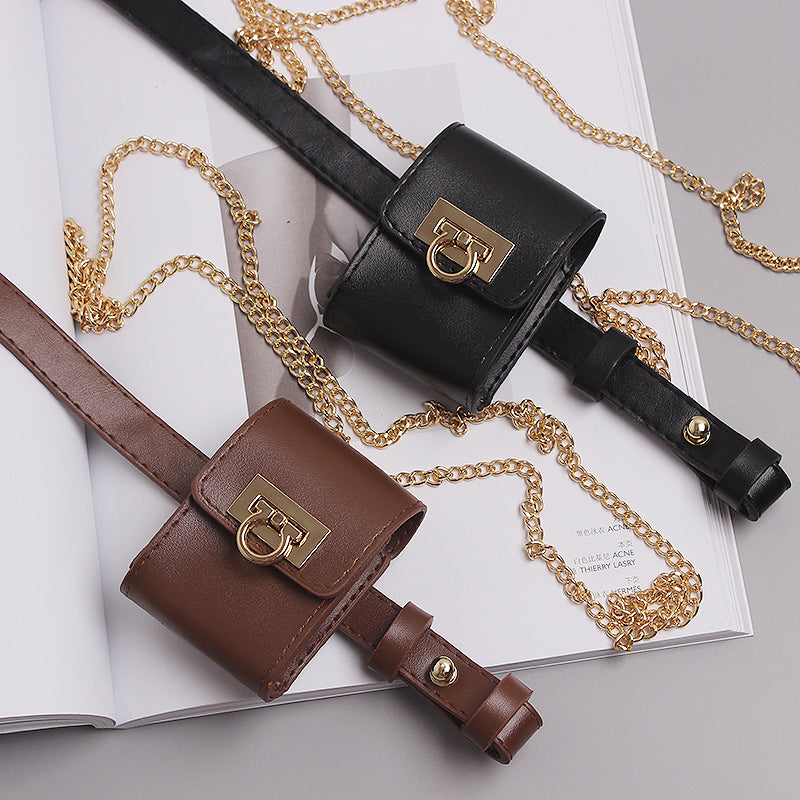 Chain Mini Messenger Bag Belt Waist Bag