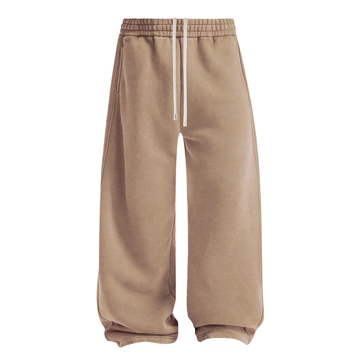 New Trendy Brand Brushed Washed Long Pants