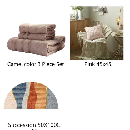 Bamboo Antibacterial Hypoallergenic Towel Set