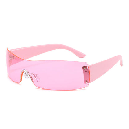 Personality Ins Siamese Glasses Fashion In Europe And America