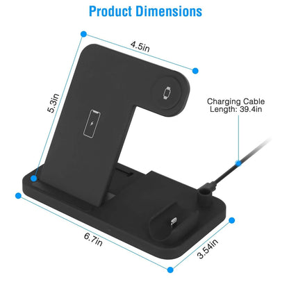 4-in-1 Foldable Wireless Charger
