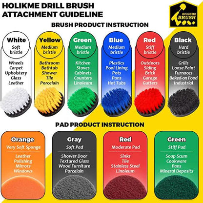 4-Pack: Electric Scrubber Cleaning Brushes