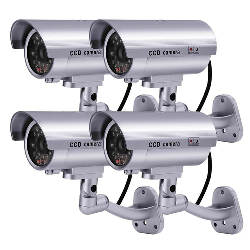 4 Pack: Fitnate Fake Security Camera CCTV Surveillance System
