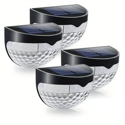 4-Pack: Solar Fence Lights Solar Deck Lights