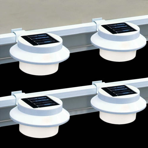 4-Pack: Solar-powered LED Outdoor Lights