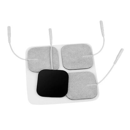 4-Piece: Reusable Self-Adhesive Replacement Electrode Pads