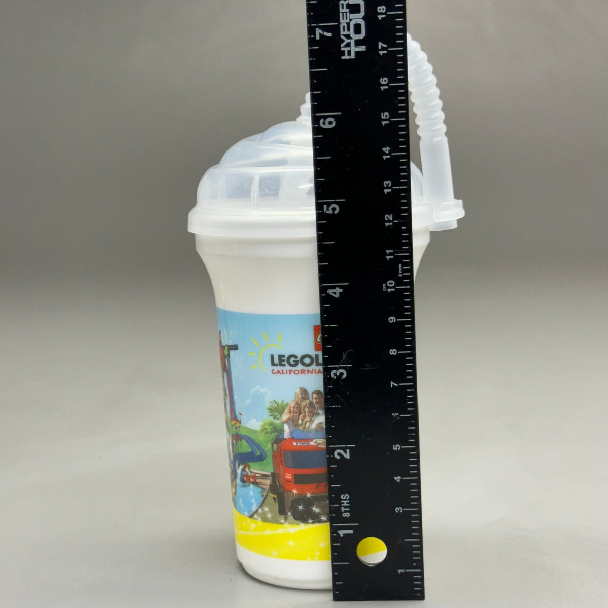 LEGOLAND California Resort (2 PACK) Plastic Cup w/ Lid & Straw 10 oz AUTHENTIC!