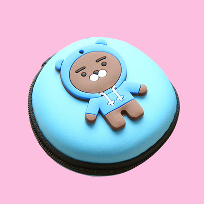 Direct selling new cute zero wallet cartoon earphone collector charger Box Coin handbag wholesale