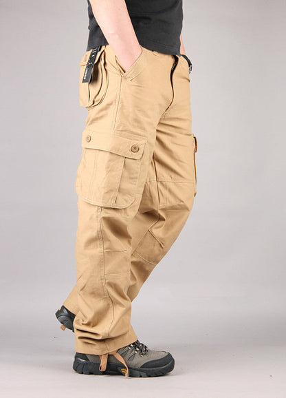 Multi-pocket Men's Loose Labor Protection Pants