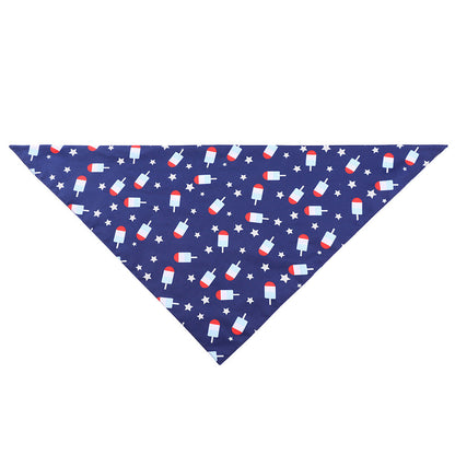 Pet drool scarf American flag scarf