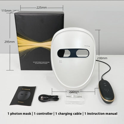 Rechargeable Mask Face LED Color Light Domestic Beauty Apparatus
