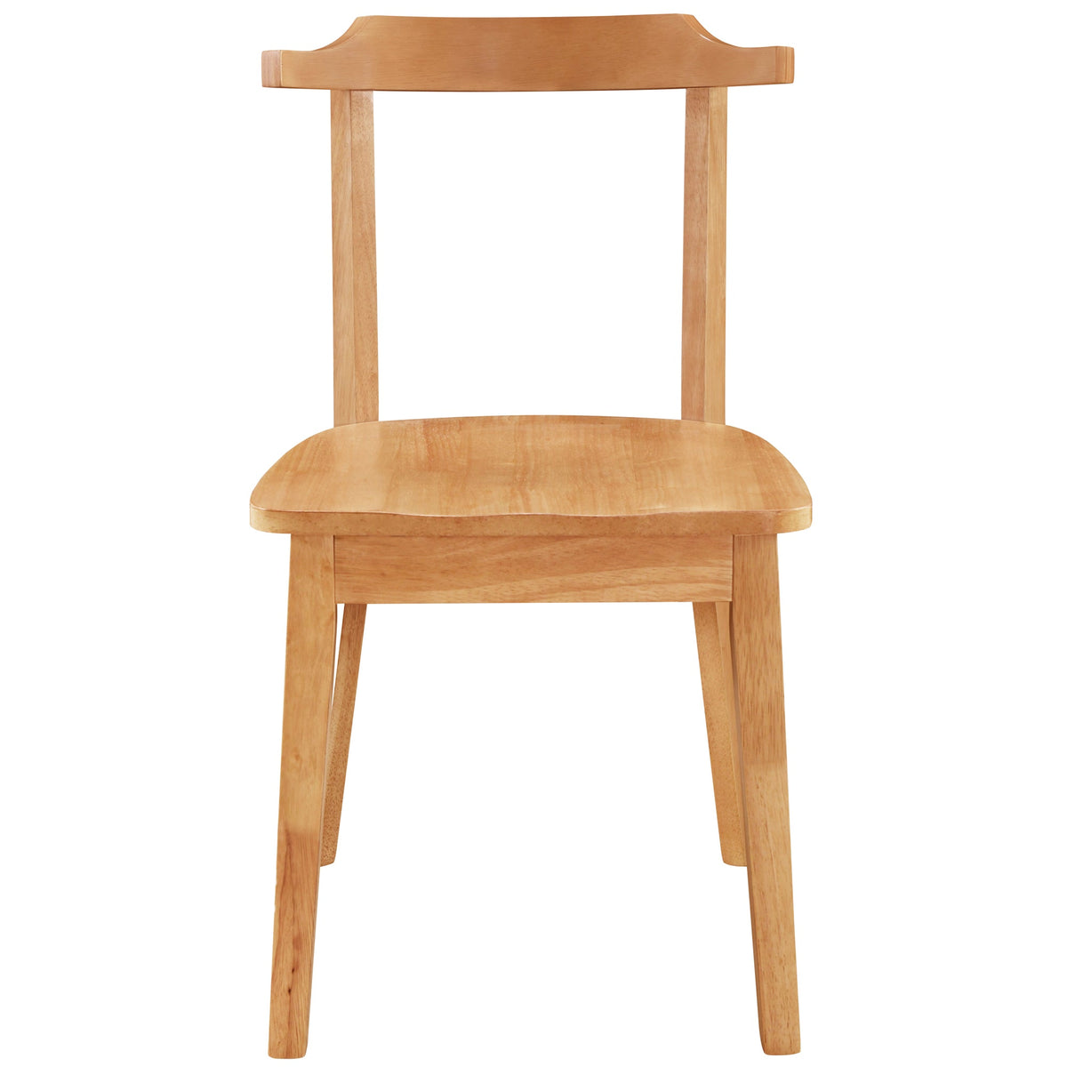 TOPMAX 65 "5-piece set with wheels, expandable dining table set, 17.7" pull-out side table and small dining chairs, natural