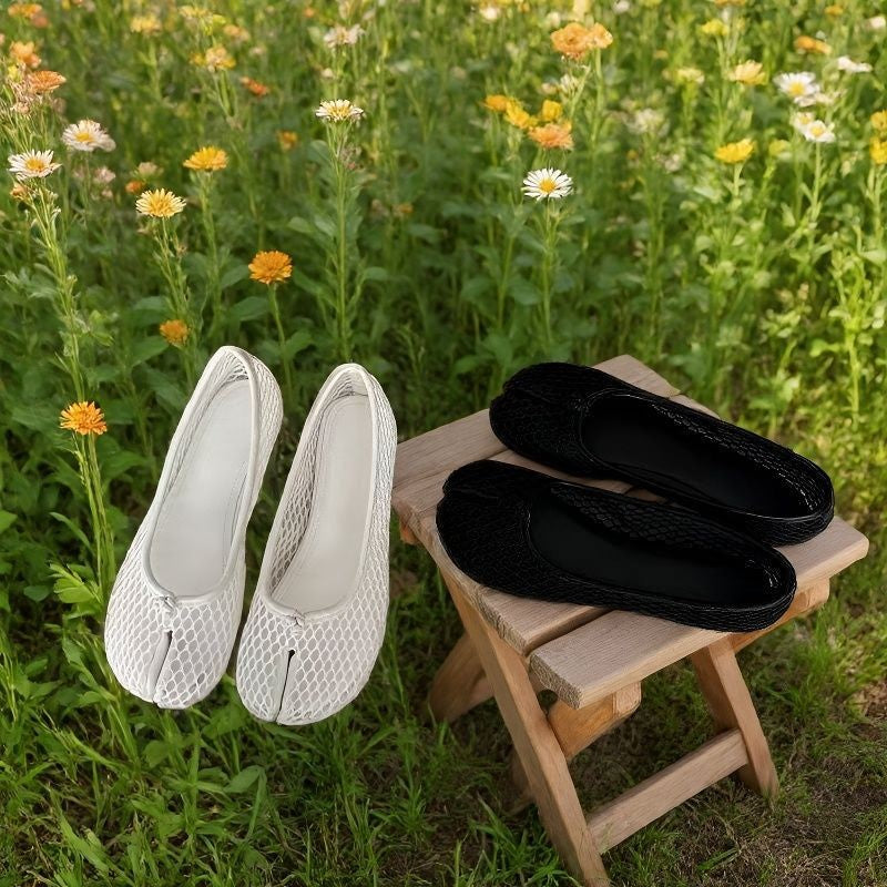 Open-toe Split-toe Ballet Flats For Women