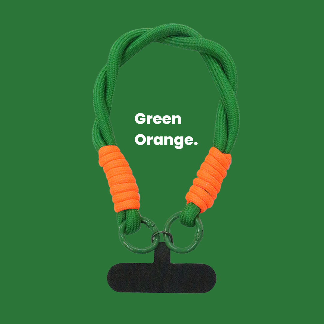 Jabees Colorful Nylon Wrist Strap + Phone Strap Adapter