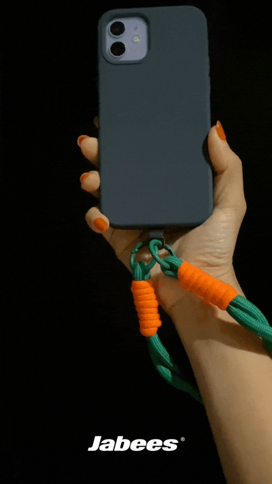 Jabees Colorful Nylon Wrist Strap + Phone Strap Adapter