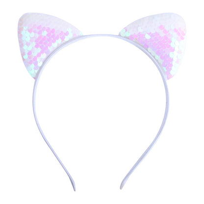Cartoon Quicksand Headband Sweet Cat Ears