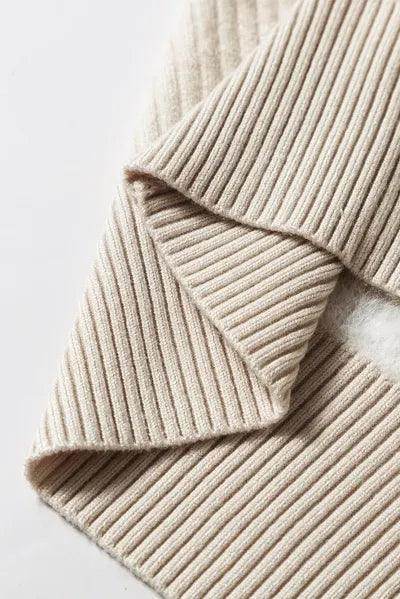 Mock Neck Long Sleeve Sweater for Women Comfortable Fit