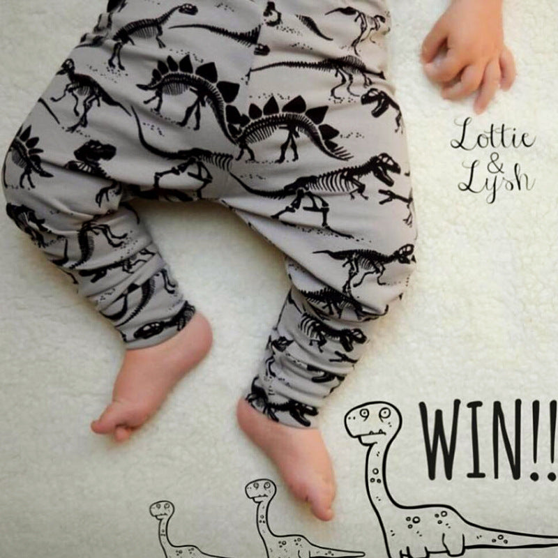Dinosaur casual pants children's clothing