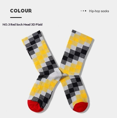 French Creative Socks Illustration Art Socks For Men And Women Couples
