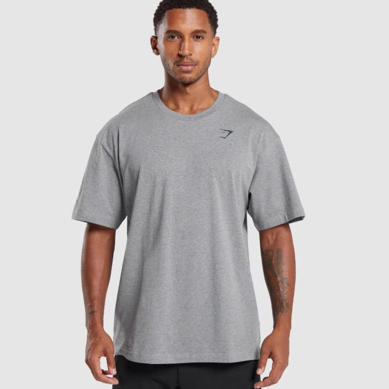 Men's Running Fitness T-Shirt Casual Breathable Loose-Fitting Top