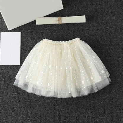 Children's sequined tutu skirt