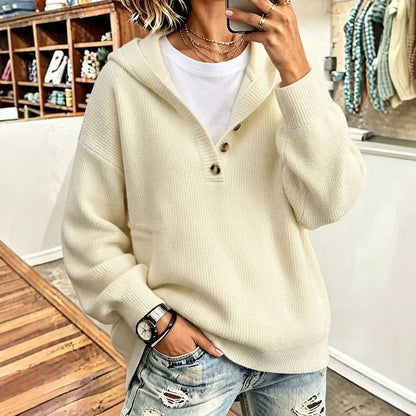 Women's Knitted New-Style Hooded Sweater