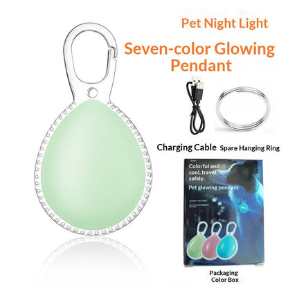 Nighttime Dog-Walking Pendant Light A Tiny Anti-Lost Accessory For Your Furry Friend