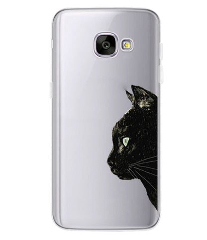 Ultra Thin Soft Plastic Cat Phone Case