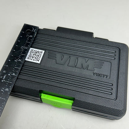 VIM TOOLS (77 PCS) Low Profile Master Bit Set 5/8" Long Bits Black VHC77
