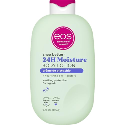 eos Shea Better Body Lotion- Vanilla Cashmere, 24-Hour Moisture, 16 fl oz