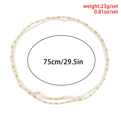 Women's Fashion Simple Beaded Waist Chain