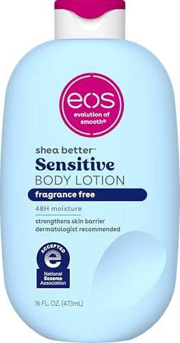 eos Shea Better Body Lotion- Vanilla Cashmere, 24-Hour Moisture, 16 fl oz