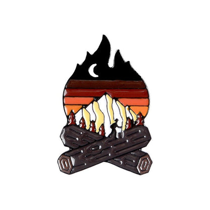 Versatile Alloy Oil-Drop Metal Brooch For All Styles